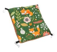 CLISPEED Hamac Suspendu à Double Couche en Coton pour Sugar Glider et Furet | Repos et Sommeil pour Animaux, Format Suspendu pour Enclos Rongeur, Usage Intérieur