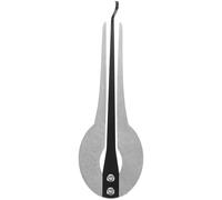CLISPEED Harpe à mâchoire portable en métal pour débutants avec des harmoniques riches adaptée à la musique ethnique Argenté Style ethnique Harpe à bouche