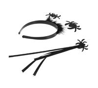 CLISPEED Headband Halloween et Confortable et Plumes Artificielles Accessoire de Fête Polyvalent pour Halloween Nouvel an et Araignée Baguette