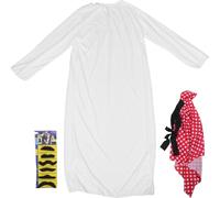 CLISPEED Hommes Musulmans Thobe Costume Arabe Cosplay Tissu Couvre-Chef pour Hommes Kaftan Thobe Prince De Dubaï Vêtements pour Adultes Foulard du Désert Shemagh