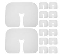 CLISPEED Housse D’Appui-Tête Jetable en Tissu Non Tissé Respirant Lot de 600 Pièces Protecteur Hygiénique pour Coussin Facial de Massage Ouverture Visage Usage Professionnel en Institut