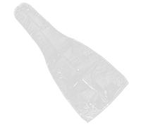 CLISPEED Housse De Guitare Électrique Et Basse en PVC Transparent, Imperméable Et Anti-poussière, Format Pliable pour Transport Facile Lors De Concerts Et Répétitions