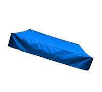 CLISPEED Housse de Protection Carrée Étanche pour Bac à Sable et Petit Bain Couverture pour Jardin et Aire de Jeux Bleu