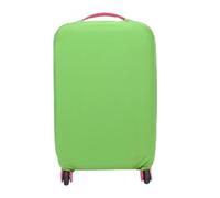 CLISPEED Housse Valise Élastique Verte Protection Saleté et Rayures Housse de Rangement Extensible pour Trolley Case Accessibilité Facile Aux Poignées Protège Bagages Pratique et Ajustée