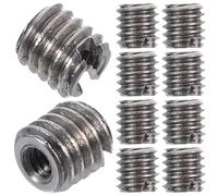 CLISPEED Inserts Filetés Inox M2 X M4 X 4 MM Lot de 10 pour Fixation Solide en Meubles en Bois et Accessoires de Quincaillerie pour Impression 3D