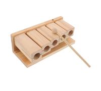 CLISPEED Instrument de Percussion Bois Tons avec Maillets Blocs Rythmiques Sonores pour Garçon Fille Montessori Éducation Musicale Groupe et
