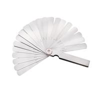 CLISPEED Jauge Épaisseur Lames Acier Inoxydable Double Marquage Métrique et Impérial Outil de Mesure de Jeu et Épaisseur Résistant Corrosion Portable et Précis