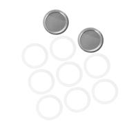 CLISPEED Joint de Cafetière Expresso en Silicone Alimentaire 10 Pièces Compatible 9 Tasses 450 Ml Accessoire Anti-Fuites pour Machine à Café Italienne Pièces de Rechange Solide pour