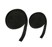 CLISPEED Joint D'étanchéité Ignifuge BBQ Résistant Haute Température 3 Mm Épaisseur Noir pour Barbecue Fumoir la Cuisine Extérieur 2 Rouleaux 2,6 M 3,6 M Autocollant Camping Grill