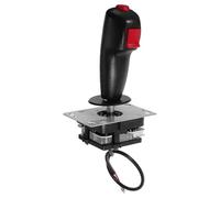 CLISPEED Joystick de Vol Arcade avec Micro-Interrupteur Manche Balai Analogique pour Simulateur de Vol Accessoire Remplacement Précis pour Jeux de Pilotage
