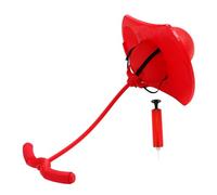 CLISPEED Jumping Ball with Handle Set for Outdoor Toy Exercise Ball with Strap and Pump Fun Sports Accessory for Boys and Random Strap Color Couleur Aléatoire Couleur Aléatoire