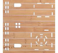 CLISPEED Kit D’Éolienne 3D à Monter Soi-Même en Bois de Bambou Modèle de Moulin à Vent A2 Jeu Éducatif Stem pour Expérience Scientifique et Loisirs Créatifs Puzzle de Construction