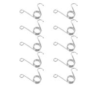 CLISPEED Kit de 10 Ressorts de Rappel pour Pédale de Moto Tout Usage en Métal Argenté, Mécanisme de Retour Fluide pour Contrôle Amélioré en Usage hors Route
