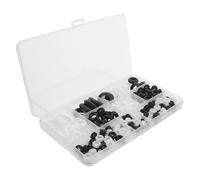 CLISPEED Kit de 180 Œillets en Nylon et Caoutchouc Étanches pour Protection Câblage, Passe-câbles Antirouille, Isolation Électrique, Usage Industriel et Automobile, Assortiment Rondelles