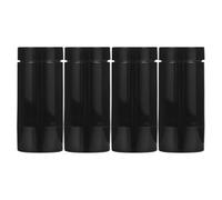 CLISPEED Kit de 4 Tubes Vides pour Déodorant en Abs Noir, Format Voyage Portable Remplissage Bas, Design Élégant et Pratique pour Soins Personnels