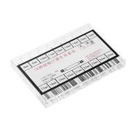 CLISPEED Kit de Barrettes à Ressort en Acier Inoxydable 15 MM 144 Pièces de 8 à 25 MM pour Bracelets de Montre Goupilles de Connexion et Outil de Réparation Accessoires pour Remplacement