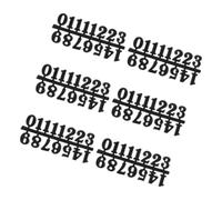 CLISPEED Kit de Chiffres d'Horloge Numériques Arabes 6 Ensembles 2 CM pour Bricolage Horloge Murale Salon Chambre