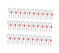 CLISPEED Kit de Goupilles Métalliques pour Extincteur Verrou de Sécurité Robuste Extraction Facile Main Protection Fiable Décharges Accidentelles