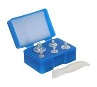 CLISPEED Kit de Poids D'étalonnage en Acier Chromé 10 Milligrammes à 100 Grammes 10 Pièces avec Pince pour Balances Numériques Usage Scientifique et Scolaire