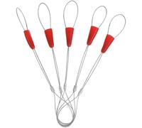 CLISPEED Kit de Tirage de Câbles Électriques Design Ergonomique pour Électricien 5pcs en Acier et Plastique Outil Portable pour Passage de Fils Souples