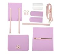 CLISPEED Kit De Tricot Paquet DIY à Bandoulière en PU Violet Sakura, Matériel De Bricolage, Léger Et Portable pour Confection Manuelle, Accessoires pour Loisirs Créatifs Et Présents
