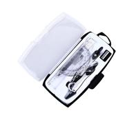 CLISPEED Kit Dessin avec Compas Métal Règle Droite Équerre Rapporteur Crayon Gomme Crayon pour Élèves Ingénieurs et Étudiants Géométrie