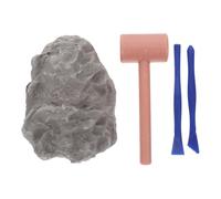 CLISPEED Kit D'excavation Archéologique Éducatif pour Garçon Et Filles, Jouet Cognitif Soi-même, Outil Créatif pour Apprentissage Pratique Et Développement Intellectuel