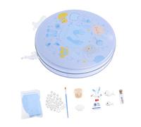 CLISPEED Kit Moule Garçon Fille Bleu Moule Souvenir Main et Pied Léger et Portable Facile à Utiliser pour Conserver Mémoire Enfance