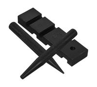 CLISPEED Kit Outil pour Chaîne De Tronçonneuse Métallique Portable, Utilisation Jardinage Et Entretien, Compact 3 Pièces, Dérive-chaîne pour Tronçonneuses à Essence