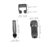 CLISPEED Kit pour Vérin Hydraulique Horizontal 2 Tonnes Pompe à avec Plongeur Clip de Fixation et Soupape de Reflux Accessoires Robustes pour Cric et Levage Voiture