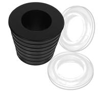 CLISPEED Kit Support Parasol avec Cône Anneau Trou Parasol Transparent et Bouchon de Protection Accessoires Patio pour Stabiliser et Protéger Extérieur