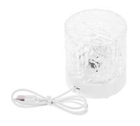 CLISPEED Lampe De Chevet Led Usb Lampe De Table Petite Lumière D'ambiance Effet Vague Romantique Pour Chambre Rotative Usage Intérieur