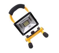 CLISPEED Lampe de Travail LED Rechargeable Étanche avec Signal Rouge et Bleu Flash pour Camping Extérieur Phare Portable Multifonction Rotatif pour Urgences et Chantier
