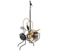 CLISPEED Lampe Solaire Décorative Abeille Étanche à Suspendre pour Jardin Cour et Patio Éclairage Nocturne avec Panneaux Solaires