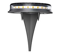 CLISPEED Lampe Solaire LED Étanche pour Jardin Borne Solaire de Pelouse Automatique pour Courtyard Lumière Douce pour Décoration Exterieure