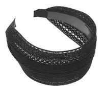 CLISPEED Large Serre-tête Antidérapant Femme Bandeau Large Respirant Maille Accessoire Esthétique Cheveux Épais Maintien Sécurisé et Confort Prolongé Sport et Fêtes