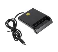 CLISPEED Lecteur De Carte à Puce USB Portable pour Carte Bancaire Et Fiscale Compatible avec Windows Et