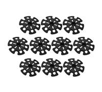 CLISPEED Leki Lot de 10 Assiettes pour bâtons de randonnée, bâtons randonnée, Panier à Neige en Caoutchouc, randonnée, paniers à Neige pour Ski, Remplacement Voyage