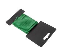 CLISPEED Lien pour Plantes, Attache de Jardin Souple en Plastique et Fer, Vert, Twistable, pour Fixer et Soutenir Légumes et Fruits la Maison Plantes Agricoles