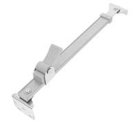 CLISPEED Limiteur de Fenêtre et Angle D'ouverture Réglable à Battant en Alliage D'aluminium Argenté Barre Télescopique pour Fenêtre à Battant ou Coulissante Sécurisée