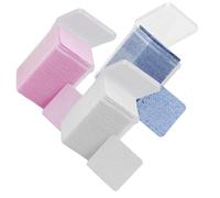 CLISPEED Lingettes Nettoyantes pour Colle à Faux Cils 600 Pièces Taille Standard Multi-couleurs Blanc, Rose, Bleu Dissolvant pour Résidus de Colle Usage Professionnel et Voyage