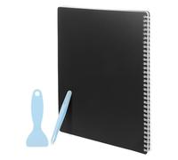 CLISPEED Livre d'Autocollants Réutilisable Grand Format Album de Collection avec Nombreuses Pages Papier Autocollant Repositionnable Organiseur pour Stickers Adultes et Garçon et