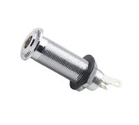 CLISPEED Long Threaded Guitar Socket Durable Cylinder Input Jack For Electric Guitar Easy Installation And Repair Tool For Guitarists
