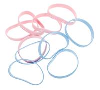 CLISPEED Lot de 10 Bracelets en Silicone Garçon Fille, Taille Unique, Couleur Rose et Bleu, pour Fête de Révélation de Bébé et Baby Shower, Accessoires Légers et Confortables pour Événement Extérieur