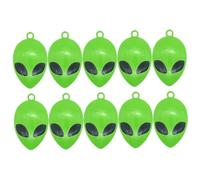 CLISPEED Lot de 10 Breloques Pendentifs en Alliage Thème Extraterrestre Objet Volant Non Identifié Accessoires Bijoux DIY Halloween Charms Décoratifs pour Boucles D’Oreilles Colliers et
