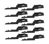 CLISPEED Lot De 10 Clés De Réarmement Pour Bouton D'urgence à Bris De Verre, Clé De Porte Intérieure Noire, Accessoire Sécurité Incendie Pour Salle De Bain Et Bâtiments Commerciaux