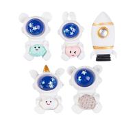 CLISPEED Lot de 10 Décorations en Résine Astronautes et Fusées Accessoires DIY pour Coques de Téléphone Légers et Solide pour Bricolage Créatif et Loisirs Manuels