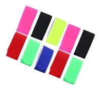 CLISPEED Lot de 10 Sangles de Transport en Nylon et EVA pour Snowboard et Skis Sangles de Fixation Résistantes à Attache Auto-agrippante Accessoire Compact et Solide Couleur Aléatoire