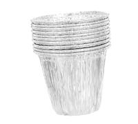 CLISPEED Lot de 10 Seaux en Aluminium pour Barbecue Doublures De Seau Doublures De Graisse pour Barbecue Seau D'Égouttage pour Barbecue Doublures De Barbecue en Aluminium