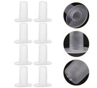 CLISPEED Lot de 10 Tétines en Caoutchouc Résistantes aux Morsures pour Biberons D’alimentation Animale, Taille Compacte, Compatibles pour Veaux et Bétail, Facile à Nettoyer, Usage Ferme